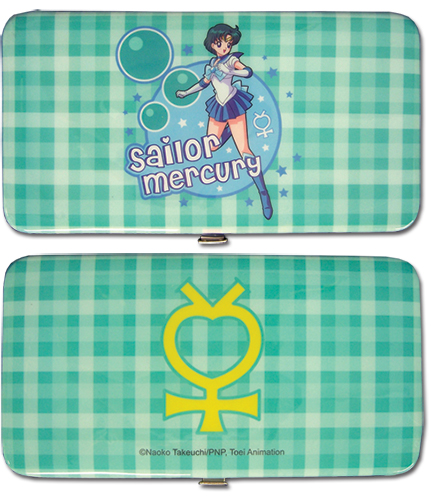 Sailormoon Sailor Mercury Hinge Wallet, an officially licensed product in our Sailor Moon Wallet & Coin Purse department.