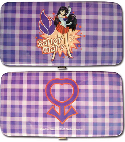 Sailormoon Sailor Mars Hinge Wallet, an officially licensed product in our Sailor Moon Wallet & Coin Purse department.