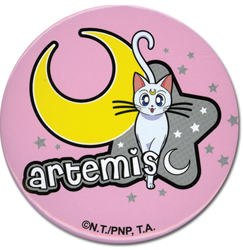 Sailormoon Artemis Button 3