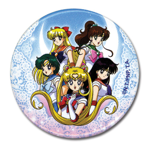 Sailormoon Group Button 1.25