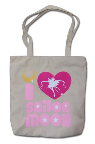 Sailor Moon - I Love Sailor Moon Tote Bag, an officially licensed product in our Sailor Moon Bags department.
