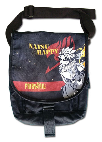 Fairy Tail - Natsu & Happy Messenger Bag, an officially licensed product in our Fairy Tail Bags department.