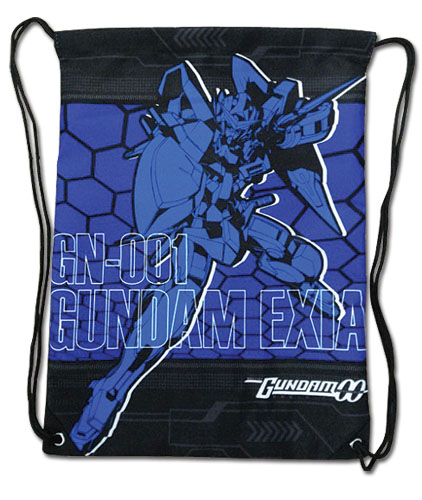 Gundam 00 - Exia Drawstring Bag, an officially licensed product in our Gundam 00 Bags department.