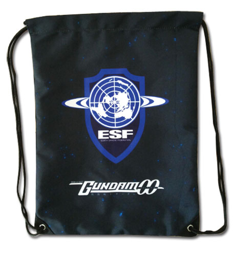 Gundam 00 - Esf Drawstring Bag, an officially licensed product in our Gundam 00 Bags department.