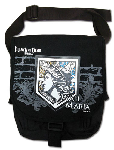 Attack On Titan - Wall Maria Messenger Bag, an officially licensed product in our Attack On Titan Bags department.