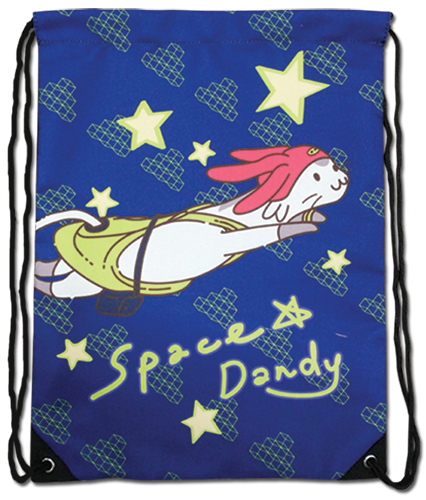 Space Dandy - Meow Drawstring Bag, an officially licensed product in our Space Dandy Bags department.