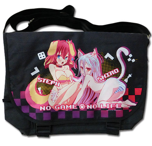 No Game No Life - Shiro & Steph Messenger Bag, an officially licensed product in our No Game No Life Bags department.