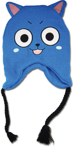 Fairy Tail Happy Knitted Beanie, an officially licensed product in our Fairy Tail Hats, Caps & Beanies department.