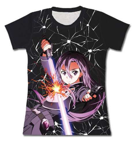 Sword Art Online - Gunfight Kirito Jrs. T-Shirt L, an officially licensed product in our Sword Art Online T-Shirts department.