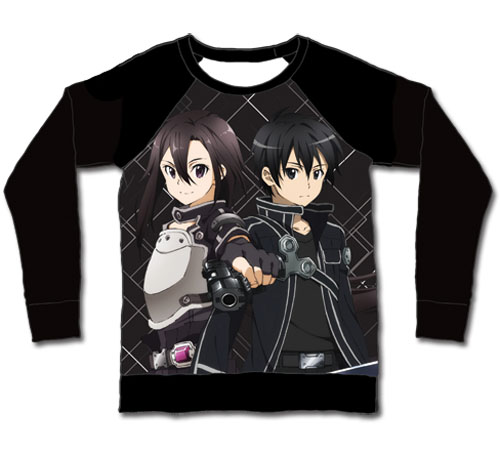 Sword Art Online Ii - Kirito And Kirito Sublimation Long Sleeve L, an officially licensed product in our Sword Art Online T-Shirts department.
