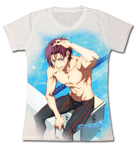Free! - Rin Jrs. T-Shirt M, an officially licensed product in our Free! T-Shirts department.