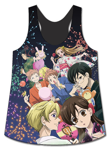 Ouran High School Host Club - Summer Festival Group Tank Top L, an officially licensed product in our Ouran High School Host Club T-Shirts department.