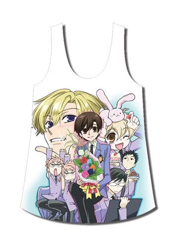 Ouran High School Host Club - Hot Club Tank Top M, an officially licensed product in our Ouran High School Host Club T-Shirts department.