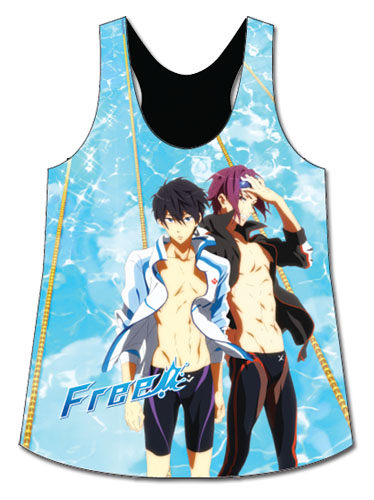 Free! - Haruka And Rin Posing Sun Tank XXL, an officially licensed product in our Free! T-Shirts department.