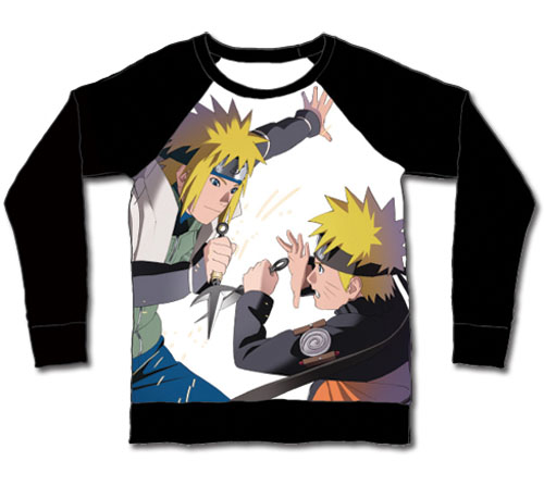 Naruto Shippuden - Naruto & Yondaime Long Sleeve Shirt XXL, an officially licensed product in our Naruto Shippuden T-Shirts department.