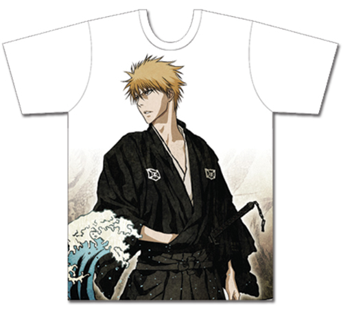 Bleach - Ichigo With Ukiyoe Theme Men's T-Shirt XXL, an officially licensed product in our Bleach T-Shirts department.