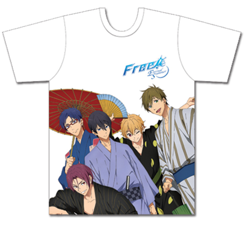 Free! 2 - Wafuku Men's Sublimation T-Shirt S, an officially licensed product in our Free! T-Shirts department.