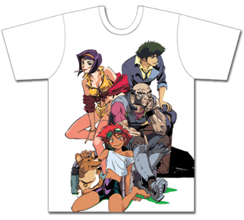 Cowboy Bebop - Main Group Men's Sublimation T-Shirt XL, an officially licensed product in our Cowboy Bebop T-Shirts department.
