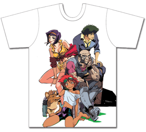 Cowboy Bebop - Main Group Men's Sublimation T-Shirt L, an officially licensed product in our Cowboy Bebop T-Shirts department.