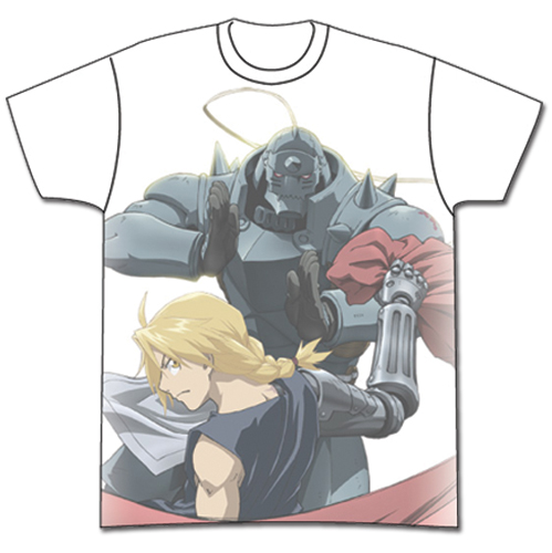 Fullmetal Alchemist Brotherhood - Key Visual Men's Sublimation T-Shirt XXL, an officially licensed product in our Fullmetal Alchemist T-Shirts department.