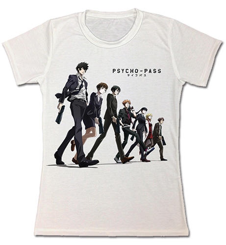 Psycho Pass - Key Visual Jrs Sublimation T-Shirt XXL, an officially licensed product in our Psycho-Pass T-Shirts department.