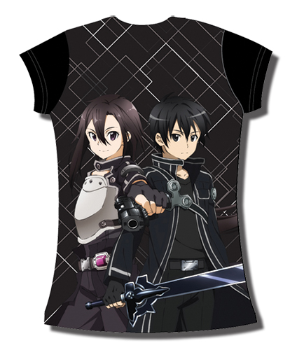 Sword Art Online Ii - Kirito & Asuna Jrs. T-Shirt XXL, an officially licensed product in our Sword Art Online T-Shirts department.