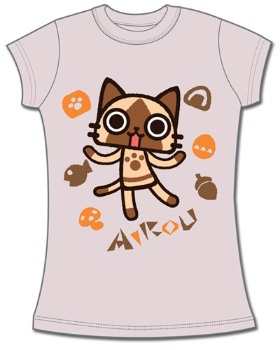 Airou From The Monster Hunter - Airou Jrs. T-Shirt M, an officially licensed Airou From The Monster Hunter product at B.A. Toys.
