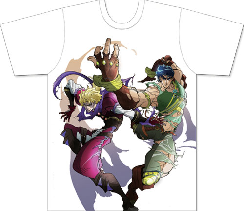 Jojo - Jonathan & Dio Flames Men's Sublimation T-Shirt L, an officially licensed product in our Jojo'S Bizarre Adventure T-Shirts department.