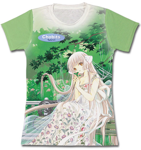 Chobits - Chobit At Park Jrs. Sublimated T-Shirt L, an officially licensed product in our Chobits T-Shirts department.