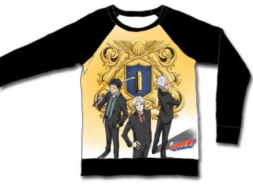 Reborn! - Gokudera Yamamoto Ryohei Sublimation Long Sleeve Raglan L, an officially licensed product in our Reborn! T-Shirts department.