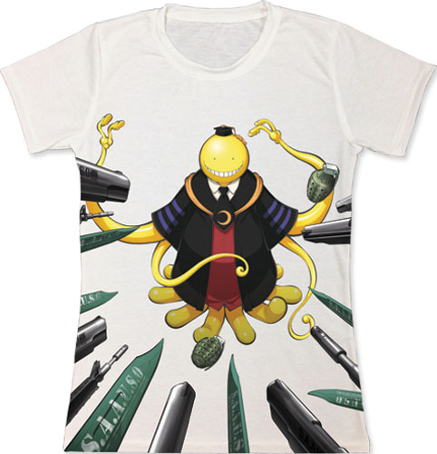Assassination Classroom - Koro Sensei Jrs. Sublimation T-Shirt L, an officially licensed Assassination Classroom product at B.A. Toys.