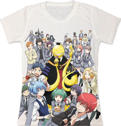 Assassination Classroom - Group Jrs. Sublimation T-Shirt M, an officially licensed Assassination Classroom product at B.A. Toys.
