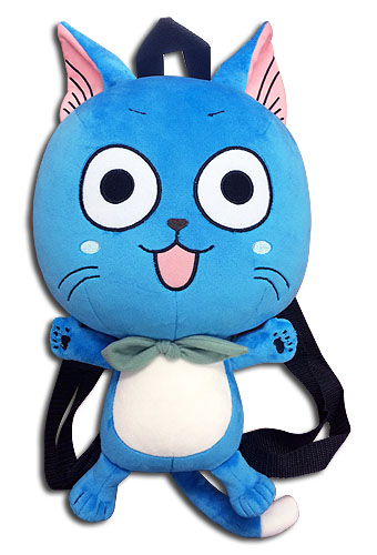 Fairy Tail - Happy Plush Bag 12.5'', an officially licensed product in our Fairy Tail Bags department.