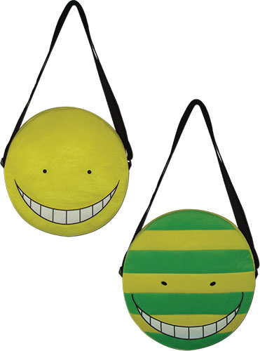 Assassination Classroom - Koro Sensei Face Plush Bag, an officially licensed product in our Assassination Classroom Bags department.