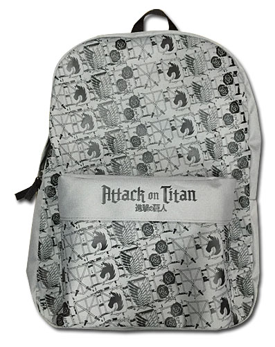 Attack On Titan - Emblems Backpack, an officially licensed product in our Attack On Titan Bags department.