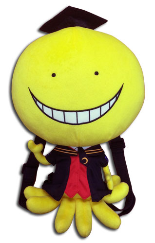 Assassination Classroom - Koro Sensei Plush Bag 12.5'', an officially licensed product in our Assassination Classroom Bags department.