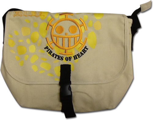 One Piece - Skull Heart Messenger Bag, an officially licensed product in our One Piece Bags department.