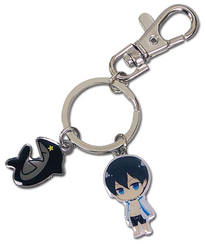 Free! - Sd Haruka & Icon Metal Keychain, an officially licensed product in our Free! Key Chains department.