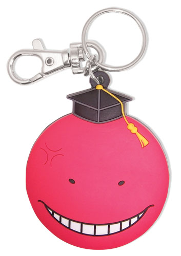 Assassination Classroom - Red Koro Sensei Pvc Keychain, an officially licensed product in our Assassination Classroom Key Chains department.