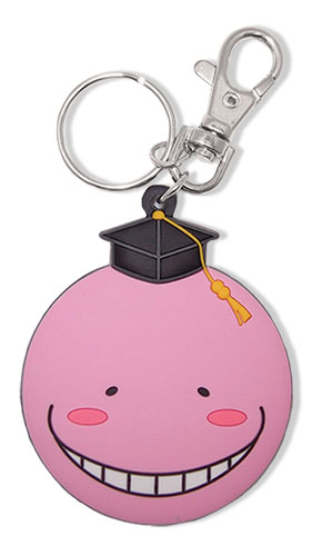 Assassination Classroom - Pink Koro Sensei Pvc Keychain, an officially licensed Assassination Classroom product at B.A. Toys.