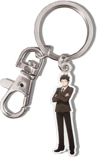 Assassination Classroom - Karasuma Metal Keychain, an officially licensed product in our Assassination Classroom Key Chains department.