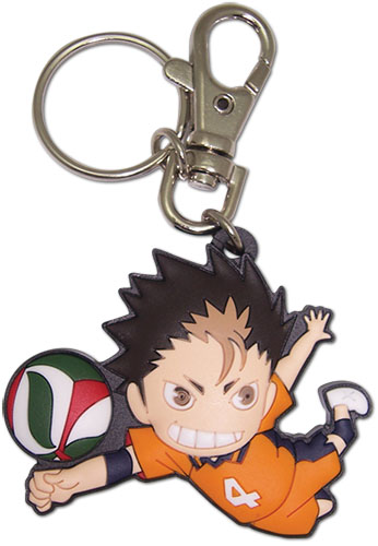 Haikyu!! - Sd Nishinoya Pvc Keychain, an officially licensed product in our Haikyu!! Key Chains department.