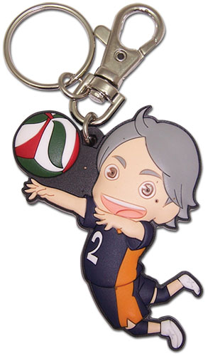 Haikyu!! - Sd Sugawara Pvc Keychain, an officially licensed product in our Haikyu!! Key Chains department.