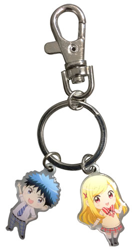 Yamada Kun And The Seven Witches - Yamada & Urara Sd Metal Keychain, an officially licensed product in our Yamada-Kun And The Seven Witches Key Chains department.