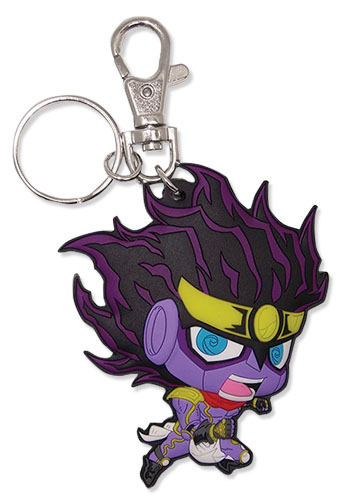 Jojo - Star Platinum Sd Pvc Keychain, an officially licensed product in our Jojo'S Bizarre Adventure Key Chains department.