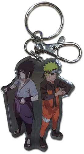 Naruto Shippuden - Naruto & Sasuke Metal Keychain, an officially licensed product in our Naruto Shippuden Key Chains department.