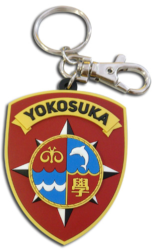 High School Fleet - Yokosuka Emblem Pvc Keychain, an officially licensed product in our High School Fleet Key Chains department.