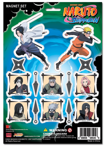 Naruto Shippuden Magnet Collection Set, an officially licensed product in our Naruto Shippuden Magnet department.