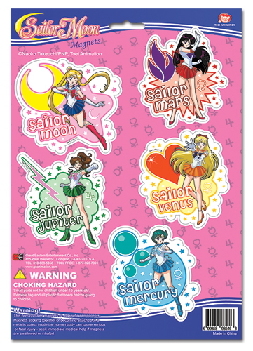 Sailormoon Magnet Set, an officially licensed product in our Sailor Moon Magnet department.