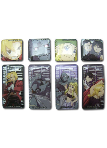 Fma Brotherhood Crew Magnet, an officially licensed product in our Fullmetal Alchemist Magnet department.